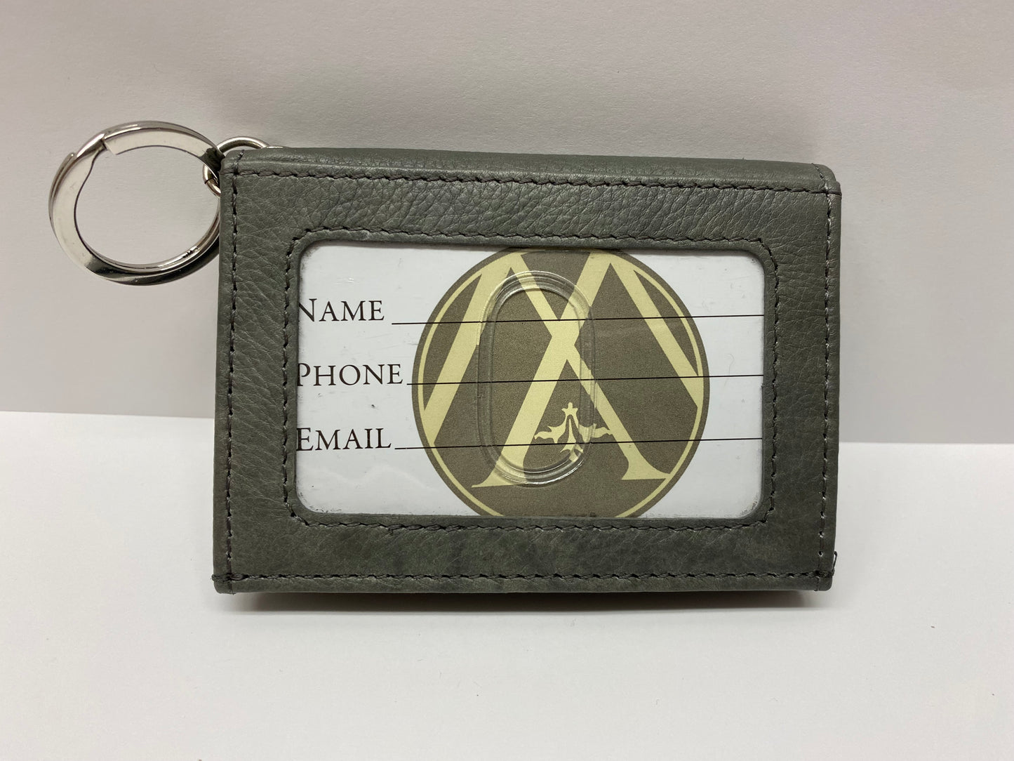 Leather Snap ID Holder