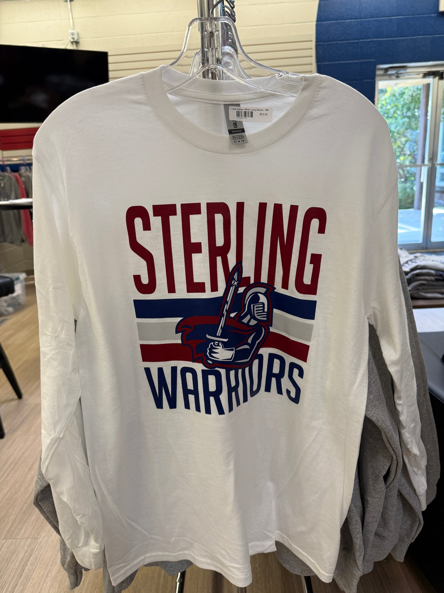 5400 Gildan White Long Sleeve