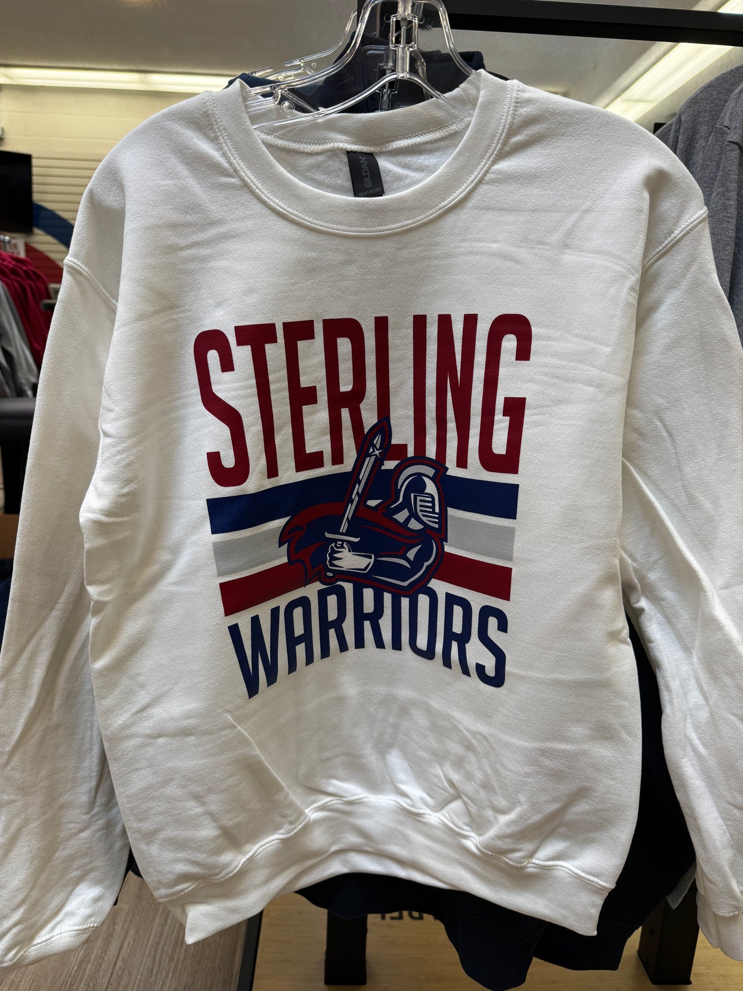 18000 Gildan White Crewneck