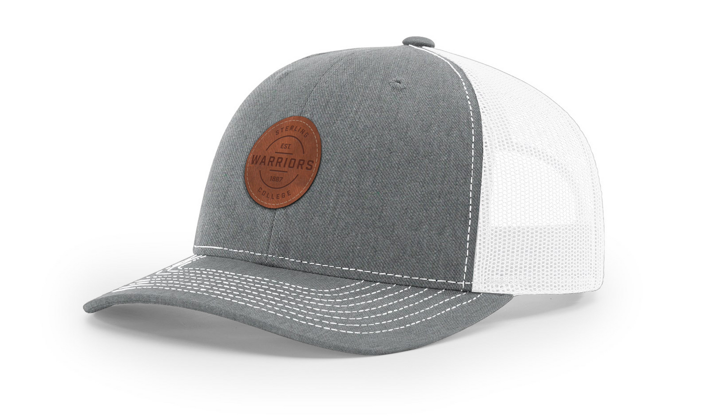 Richardson Grey and White Trucker