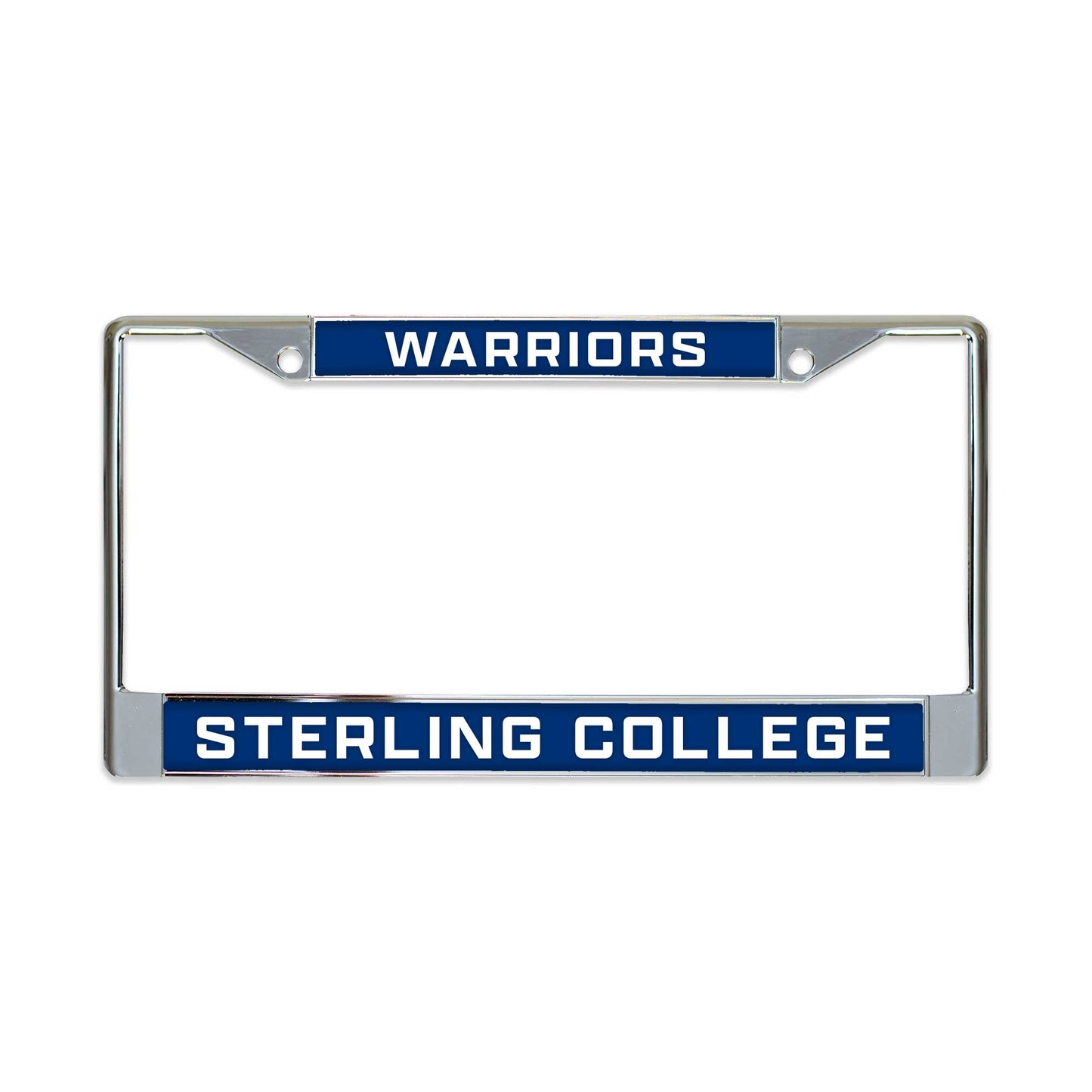 Warrior Metal License Plate Cover