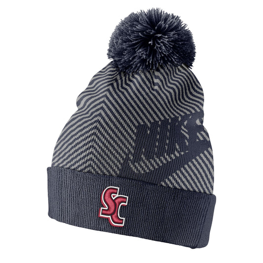 Nike Stripe Pom Beanie