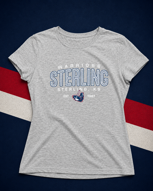 Freedom Wear Sterling Warriors Women's Tee Grey
