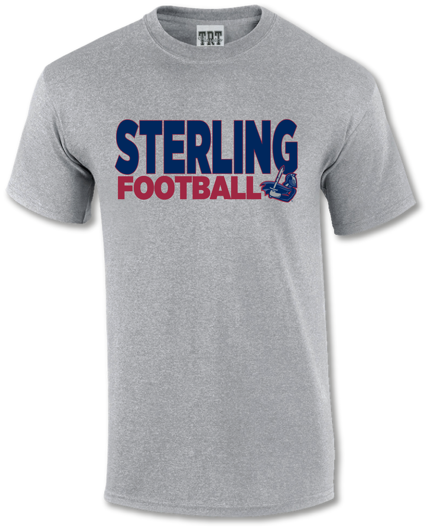 Sterling Football Tee Grey