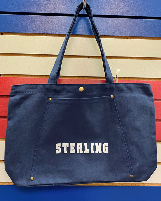 Navy Canvas Tote