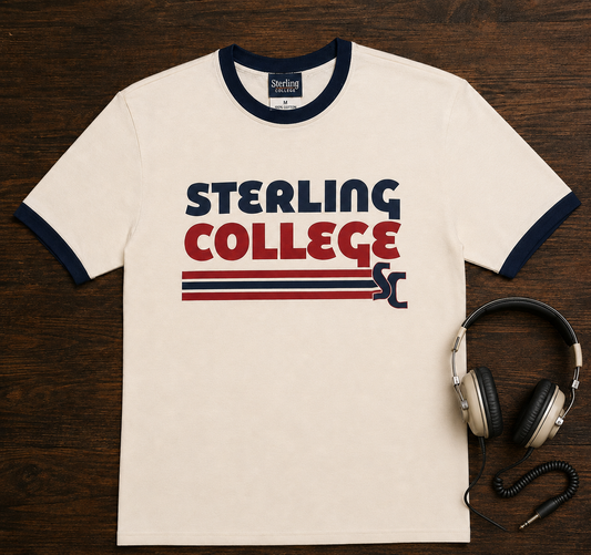 Vintage Retro ringer tee