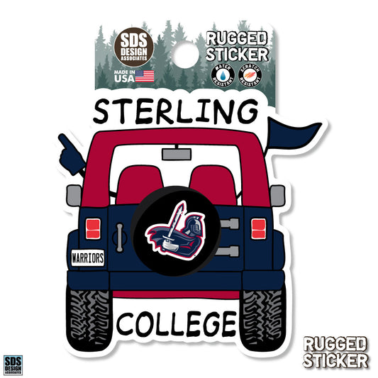 Cartoon Jeep Sticker