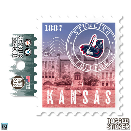 Postage Stamp Sticker